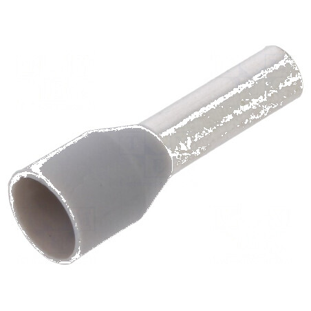 Vârf tub capăt izolat 4mm² 10mm cositorit gri | Electronic-mag.ro | Componente Electronice