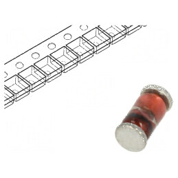 Diodă Zener 1W 4,7V SMD DO213AB MELF glass ZMY | Electronic-mag.ro | Componente Electronice