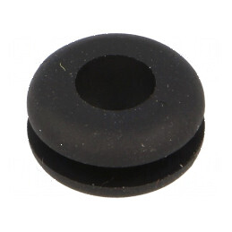 Manșon neopren Ø 9,5mm, Ø 6,4mm, negru, -40÷135°C, UL94HB | Electronic-mag.ro | Componente Electronice