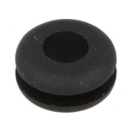 Manșon neopren Ø 9,5mm, Ø 6,4mm, negru, -40÷135°C, UL94HB | Electronic-mag.ro | Componente Electronice