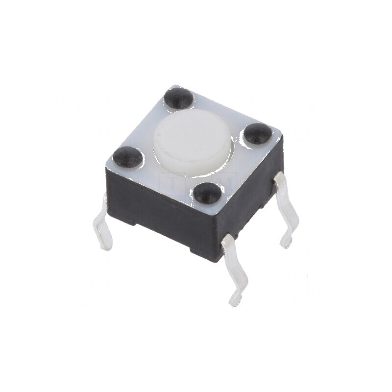 Microîntrerupător TACT SPST-NO 0,05A/24VDC THT | Electronic-mag.ro | Componente Electronice
