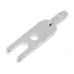 Terminal plat 2,8mm 0,8mm THT cositorit bronz, lungime totală 11mm | Electronic-mag.ro | Componente Electronice