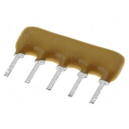 Rezistor multipolar X THT 220Ω ±2% 0,2W 4 rezistori 100V | Electronic-mag.ro | Componente Electronice