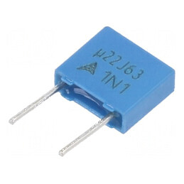 Condensator poliester 220nF 40VAC 63VDC 5mm ±5% -55÷125°C | Electronic-mag.ro | Componente Electronice