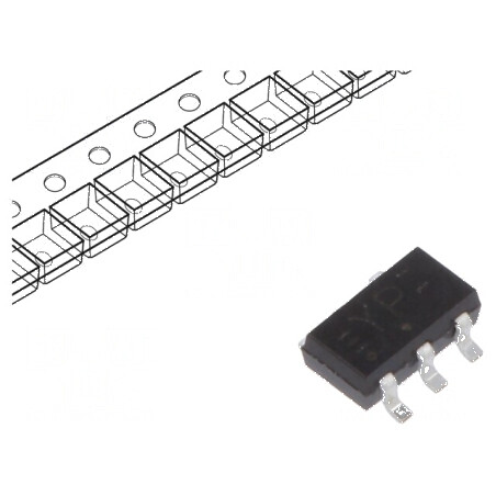 Multiplexor digital IC 1 IN 2 CMOS TTL SMD SC74 LVC | Electronic-mag.ro | Componente Electronice