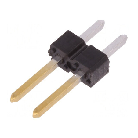 Conector BERGSTIK tată PIN 2 drept THT cu şiruri pini | Electronic-mag.ro | Componente Electronice