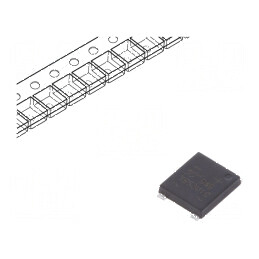 Punte redresoare monofazat 1kV 3A 110A YBS SMT | Electronic-mag.ro | Componente Electronice