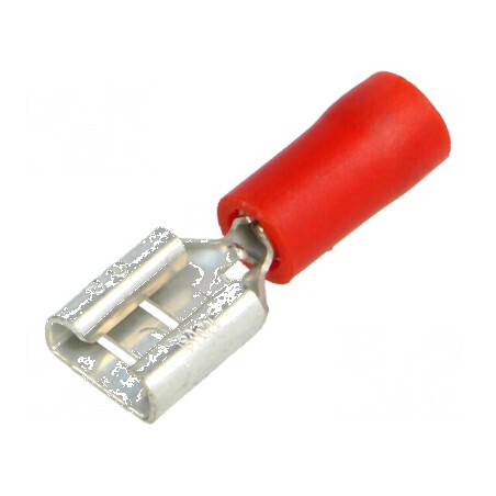Terminal plat 6,3mm mamă crimpat 0,25-1,5mm2 | Electronic-mag.ro | Componente Electronice