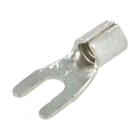 Vârf furcă M3,5 4÷6mm2 crimpat cablu neizolat cositorit | Electronic-mag.ro | Componente Electronice