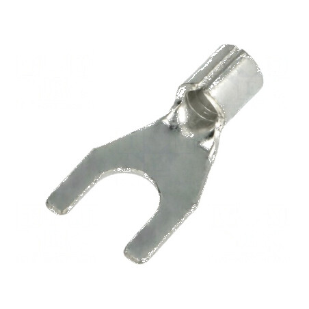 Vârf furcă M6 4-6mm2 crimpat cablu neizolat cositorit | Electronic-mag.ro | Componente Electronice