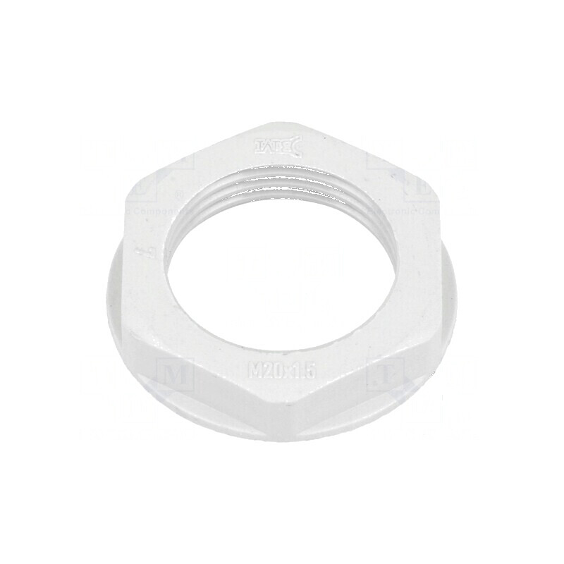 Piuliță M20 poliamidă 26mm gri pas 1,5 | Electronic-mag.ro | Componente Electronice Piuliță M20 poliamidă 26mm gri pas 1,5 | Electronic-mag.ro | Componente Electronice