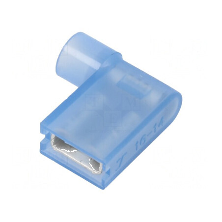 Terminal plat 6,3mm mamă 0,8mm pentru cablu 2,5mm2 crimpat alamă | Electronic-mag.ro | Componente Electronice