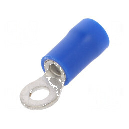 Vârf inelar M3 Ø 3,2mm pentru cablu 1,5-2,5mm² izolat | Electronic-mag.ro | Componente Electronice