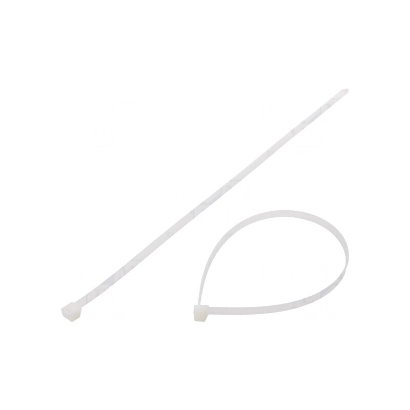 Colier de strângere poliamidă 370mm 550N natural | Electronic-mag.ro | Componente Electronice