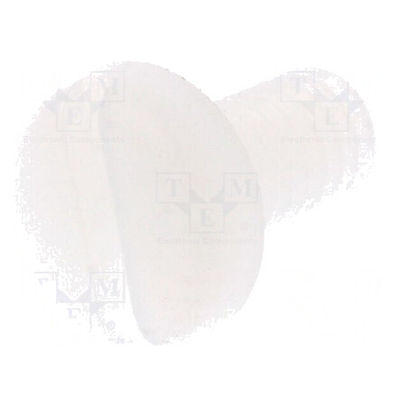 Şurub M4x8 cu cap rotund crestat din poliamidă | Electronic-mag.ro | Componente Electronice