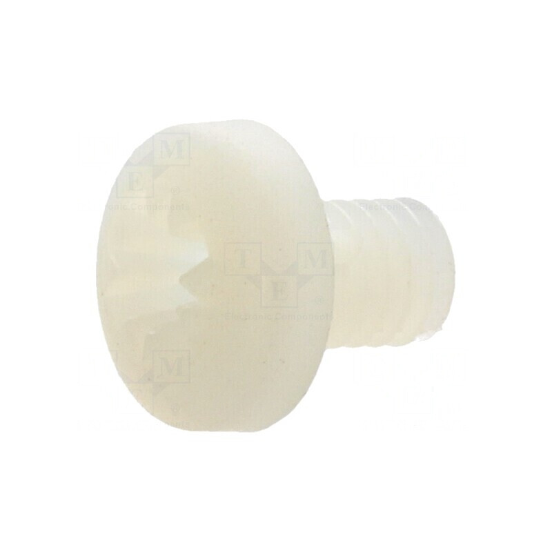 Şurub M4x6 cu Cap Rotund Pozidriv 1mm Poliamidă UL94V-2 | Electronic-mag.ro | Componente Electronice Şurub M4x6 cu Cap Rotund Pozidriv 1mm Poliamidă UL94V-2 | Electronic-mag.ro | Componente Electronice