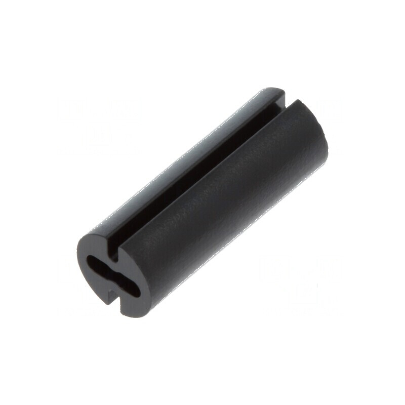 Bucșă de distanțare LED 4,8mm neagră - 3mm, 13mm | Electronic-mag.ro | Componente Electronice