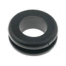Manșon PVC negru Ø 12mm x Ø 10mm, temperatură -30÷60°C | Electronic-mag.ro | Componente Electronice