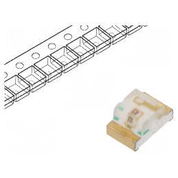 LED SMD 0805 roșie 150-250mcd 2x1,25x1,1mm 140° 20mA 75mW | Electronic-mag.ro | Componente Electronice