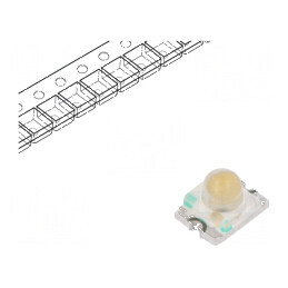 LED SMD 1209 portocalie 1500-2700mcd 3,2x2,4x2,4mm 20° 20mA | Electronic-mag.ro | Componente Electronice