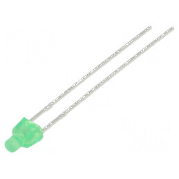 LED dreptunghiular verde 4x2,8mm 20mA 8mcd 70° | Electronic-mag.ro | Componente Electronice