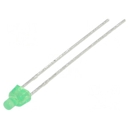 LED dreptunghiular verde 4x2,8mm 20mA 8mcd 70° | Electronic-mag.ro | Componente Electronice