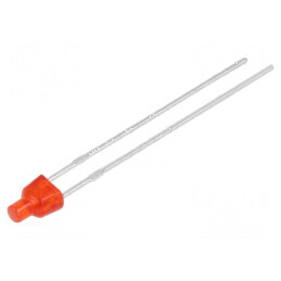 LED roșie 4÷8mcd 140° 10mA Plat 10mm | Electronic-mag.ro | Componente Electronice