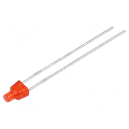 LED roșie 4÷8mcd 140° 10mA Plat 10mm | Electronic-mag.ro | Componente Electronice