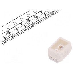 LED SMD 2014 Mini PLCC2 Ambră 300-950lm 90-280mcd 120° 20mA | Electronic-mag.ro | Componente Electronice