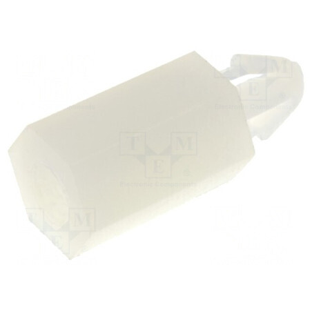 Distanţier PCB poliamidă 9mm naturală 5,5mm | Electronic-mag.ro | Componente Electronice