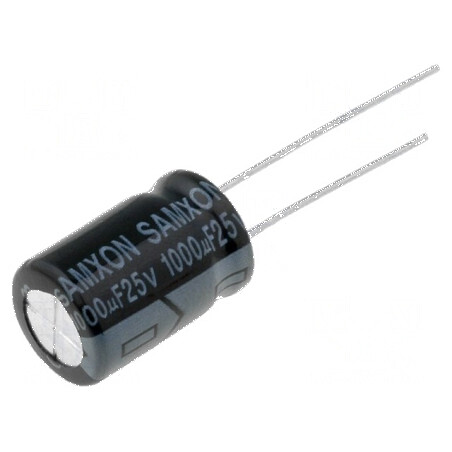 Condensator electrolitic THT 1000uF 25V Ø10x16mm ±20% | Electronic-mag.ro | Componente Electronice