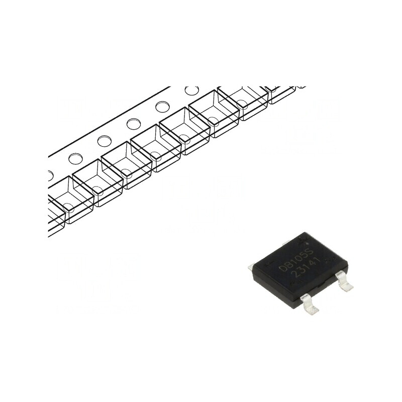 Punte redresoare monofazată Urmax 600V 1A 45A DBS SMT | Electronic-mag.ro | Componente Electronice Punte redresoare monofazată Urmax 600V 1A 45A DBS SMT | Electronic-mag.ro | Componente Electronice