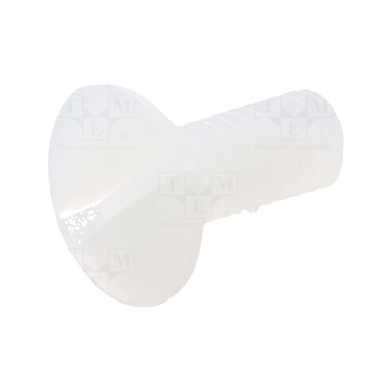 Şurub M4x10 Cap îngropat crestat poliamidă UL94V-2 | Electronic-mag.ro | Componente Electronice Şurub M4x10 Cap îngropat crestat poliamidă UL94V-2 | Electronic-mag.ro | Componente Electronice