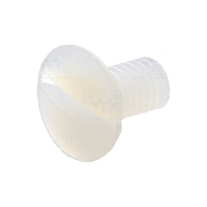 Şurub M4x8 cap îngropat crestat poliamidă naturală 1,3mm | Electronic-mag.ro | Componente Electronice Şurub M4x8 cap îngropat crestat poliamidă naturală 1,3mm | Electronic-mag.ro | Componente Electronice