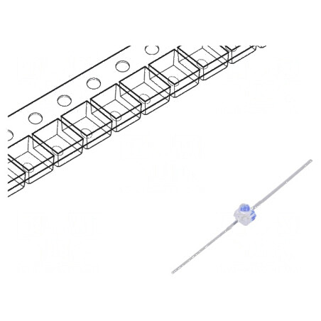 LED SMD Gull Wing Albastru 1500-2500mcd 2,15x2,4x2,7mm 10° | Electronic-mag.ro | Componente Electronice