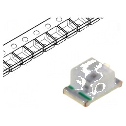 Emițător IR 0805 940nm 100mW SMD 20mA 140° Transparent | Electronic-mag.ro | Componente Electronice