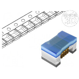Inductor SMD 0603 15nH 600mA 0,13Ω Q40 6000MHz ±2% LQW | Electronic-mag.ro | Componente Electronice