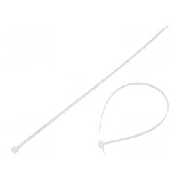 Colier de strângere poliamidă L: 290mm W: 3,7mm 178N naturală | Electronic-mag.ro | Componente Electronice