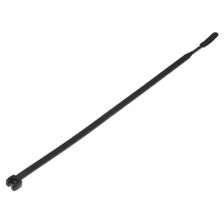 Colier de strângere poliamidă 220N negru 210mm x 4,7mm | Electronic-mag.ro | Componente Electronice