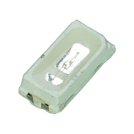 LED SMD PLCC2 portocalie 125-500mcd 2,8x1,4x0,75mm 120° 20mA | Electronic-mag.ro | Componente Electronice