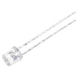 LED 5mm Albastru 330-750mcd 140° Plat | Electronic-mag.ro | Componente Electronice