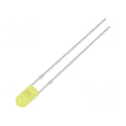LED 3mm ambră 30° convex 1,8÷2,6VDC | Electronic-mag.ro | Componente Electronice