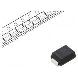 Diodă TVS 0,6kW 36V 12,2A Unidirecțională SMB Rolle Banda | Electronic-mag.ro | Componente Electronice