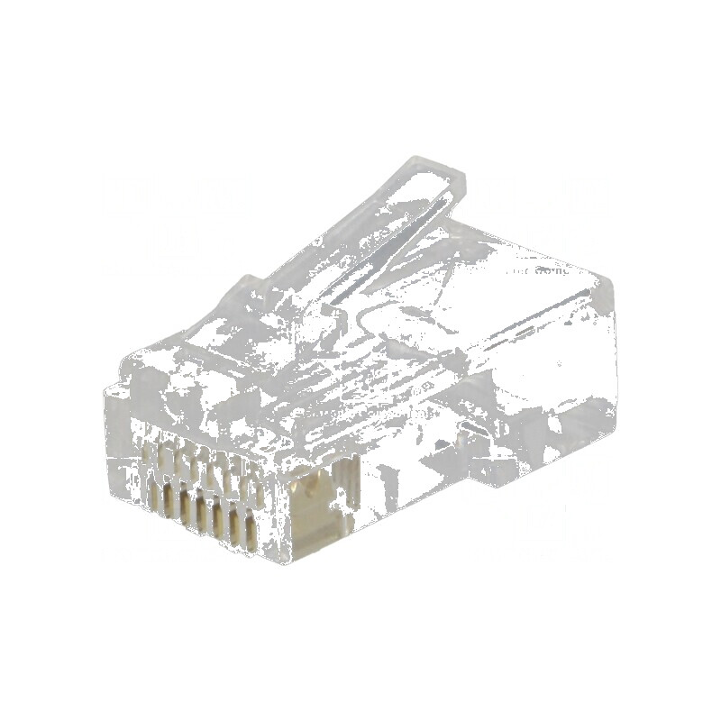 Conector RJ45 8p8c cablu IDC, mufă crimpat 8 pini | Electronic-mag.ro | Componente Electronice