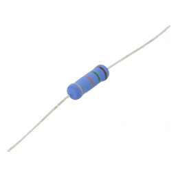 Rezistor metal oxide 15kΩ 3W ±5% Ø5,5x16mm -55÷155°C | Electronic-mag.ro | Componente Electronice