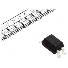 Optocuplor SMD 1 Canal, 5kV Izolație, CTR 50% la 5mA | Electronic-mag.ro | Componente Electronice