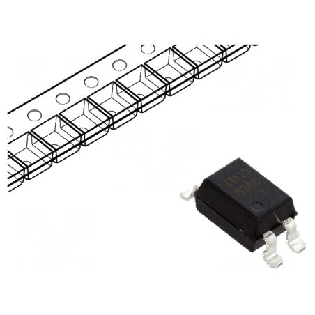 Optocuplor SMD 1 Canal, 5kV Izolație, CTR 50% la 5mA | Electronic-mag.ro | Componente Electronice
