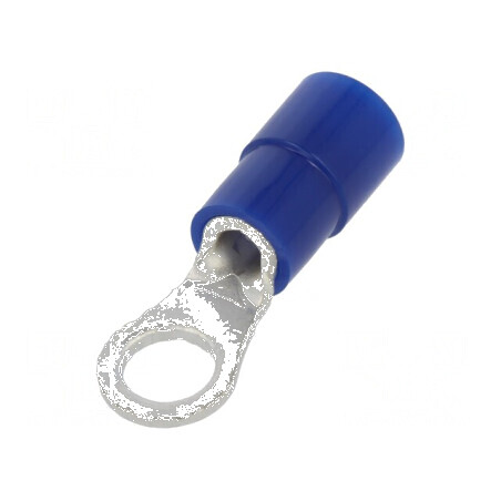 Vârf inelar M4 Ø 4,3mm pentru cablu izolat 1,04÷2,63mm2 | Electronic-mag.ro | Componente Electronice