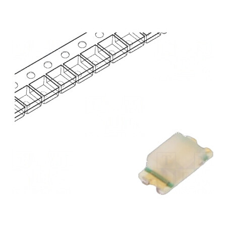 LED SMD 0603 verde 2,5-6,3mcd 1,6x0,8x0,55mm 2,2V 20mA 54mW | Electronic-mag.ro | Componente Electronice