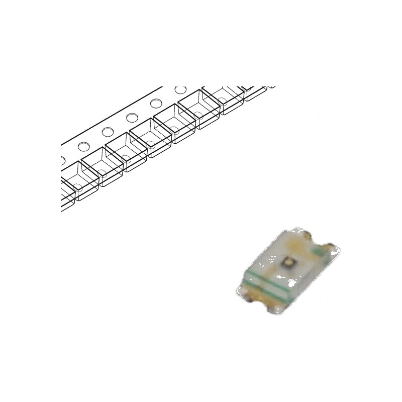 LED SMD 0603 roșie 36-85mcd 2V 20mA 62mW 1,6x0,8x0,55mm | Electronic-mag.ro | Componente Electronice